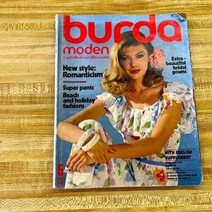 Vintage Burda magazine